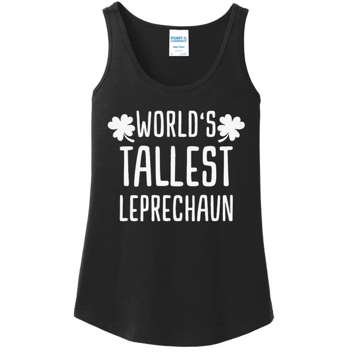 Tallest Leprechaun Saint Irish Pats St. Patrick's Day Gift Ladies Essential Tank