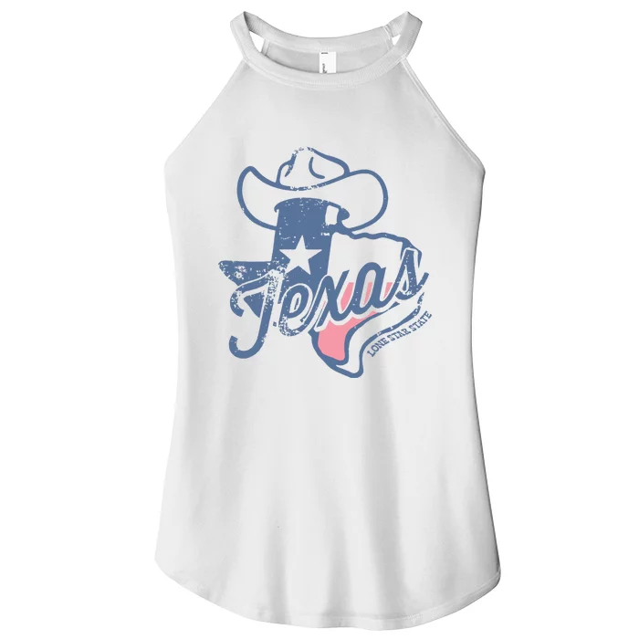 Texas Lone Star State Women’s Perfect Tri Rocker Tank