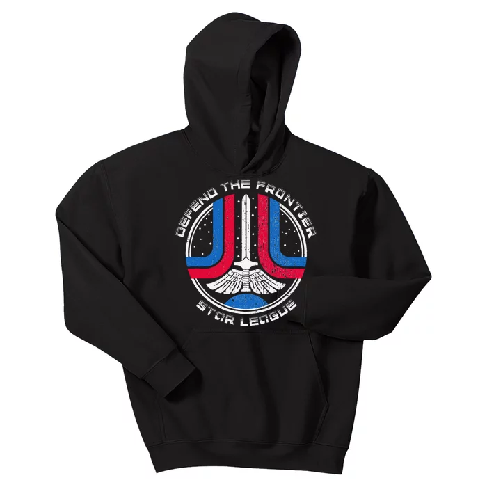 The Last Starfighter Star League Distressed Kids Hoodie