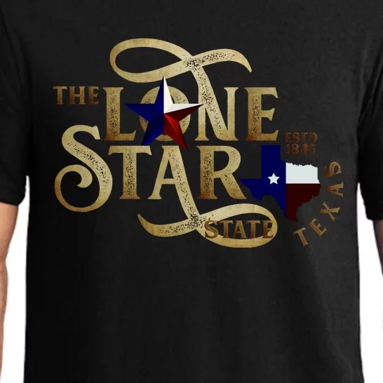 The Lone Star State Texas Logo Pajama Set