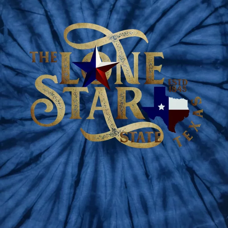 The Lone Star State Texas Logo Tie-Dye T-Shirt