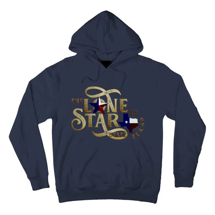 The Lone Star State Texas Logo Tall Hoodie