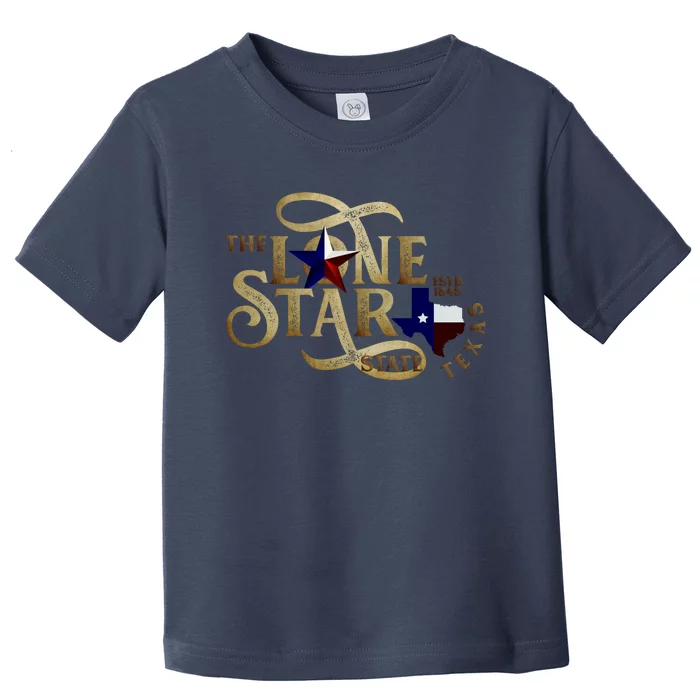 The Lone Star State Texas Logo Toddler T-Shirt