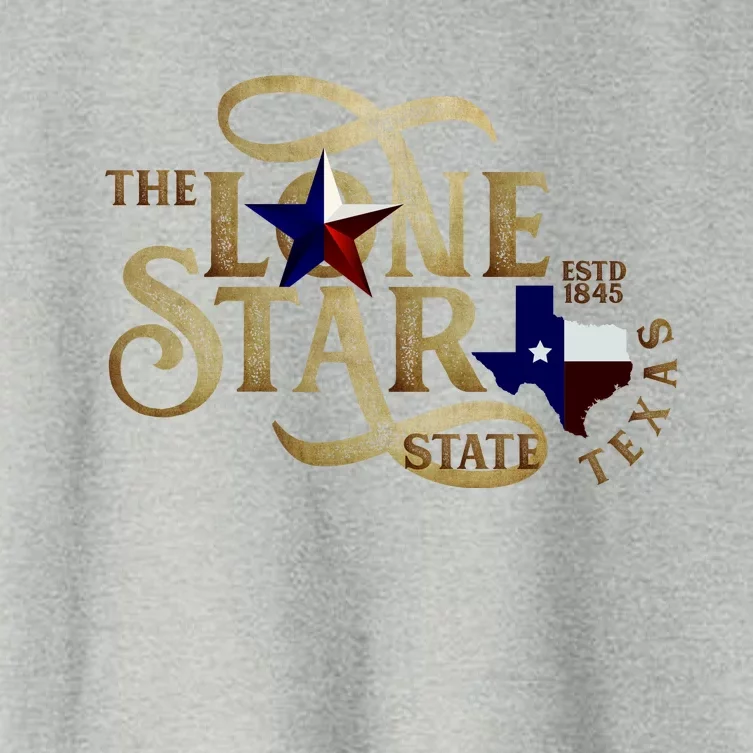 The Lone Star State Texas Logo Women's Crop Top Tee