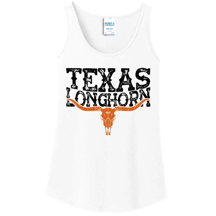 Texas Lone Star State Since 1845 Cowboy And Rodeo Texas Ladies Essential Tank