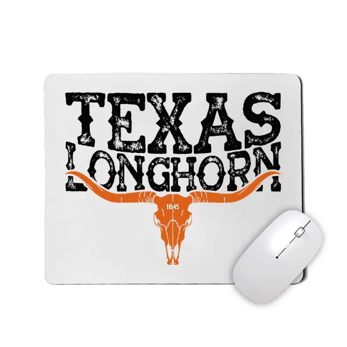 Texas Lone Star State Since 1845 Cowboy And Rodeo Texas Mousepad