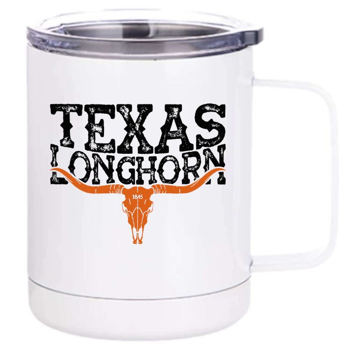 Texas Lone Star State Since 1845 Cowboy And Rodeo Front & Back 12oz Stainless Steel Tumbler Cup