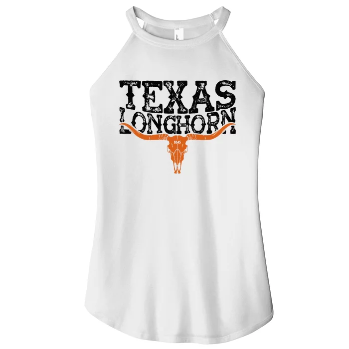 Texas Lone Star State Since 1845 Cowboy And Rodeo Women’s Perfect Tri Rocker Tank