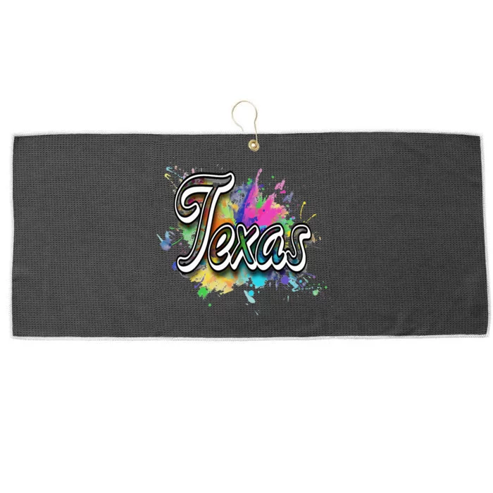 Texas Lone Star State Apparel For Men Women & Kids Texas Large Microfiber Waffle Golf Towel