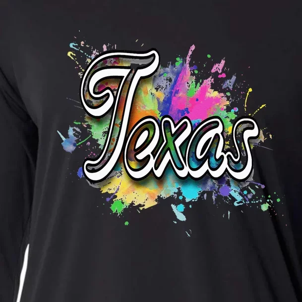 Texas Lone Star State Apparel For Men Women & Kids Texas Cooling Performance Long Sleeve Crew