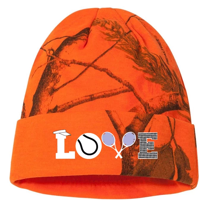 Tennis Love Tennis Fan Tennis Player Gift Tennis Lover Kati - 12in Camo Beanie