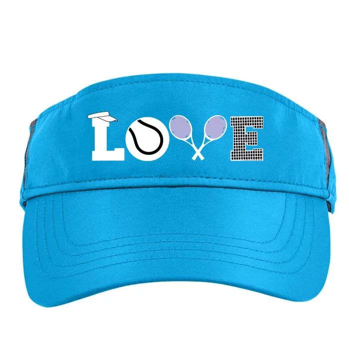 Tennis Love Tennis Fan Tennis Player Gift Tennis Lover Adult Drive Performance Visor