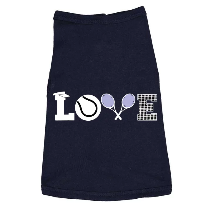 Tennis Love Tennis Fan Tennis Player Gift Tennis Lover Doggie Tank