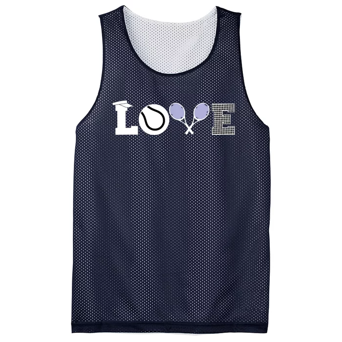 Tennis Love Tennis Fan Tennis Player Gift Tennis Lover Mesh Reversible Basketball Jersey Tank