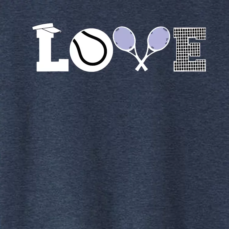 Tennis Love Tennis Fan Tennis Player Gift Tennis Lover Women's Crop Top Tee