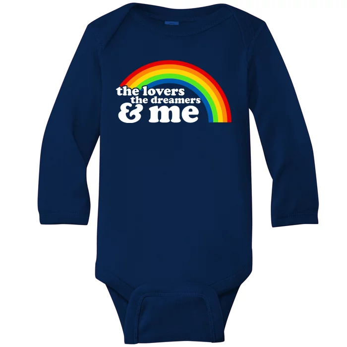 The Lovers The Dreamers And Me Baby Long Sleeve Bodysuit