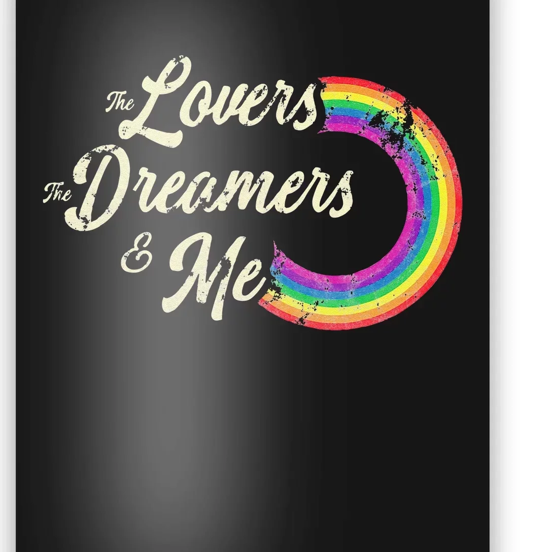 The Lovers The Dreamers And Me Rainbow Poster