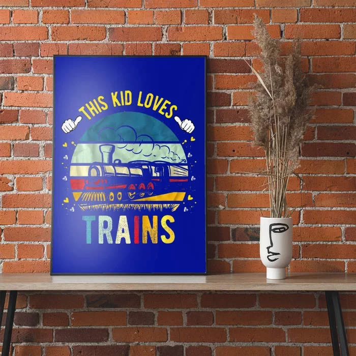 This Loves Trains Poster