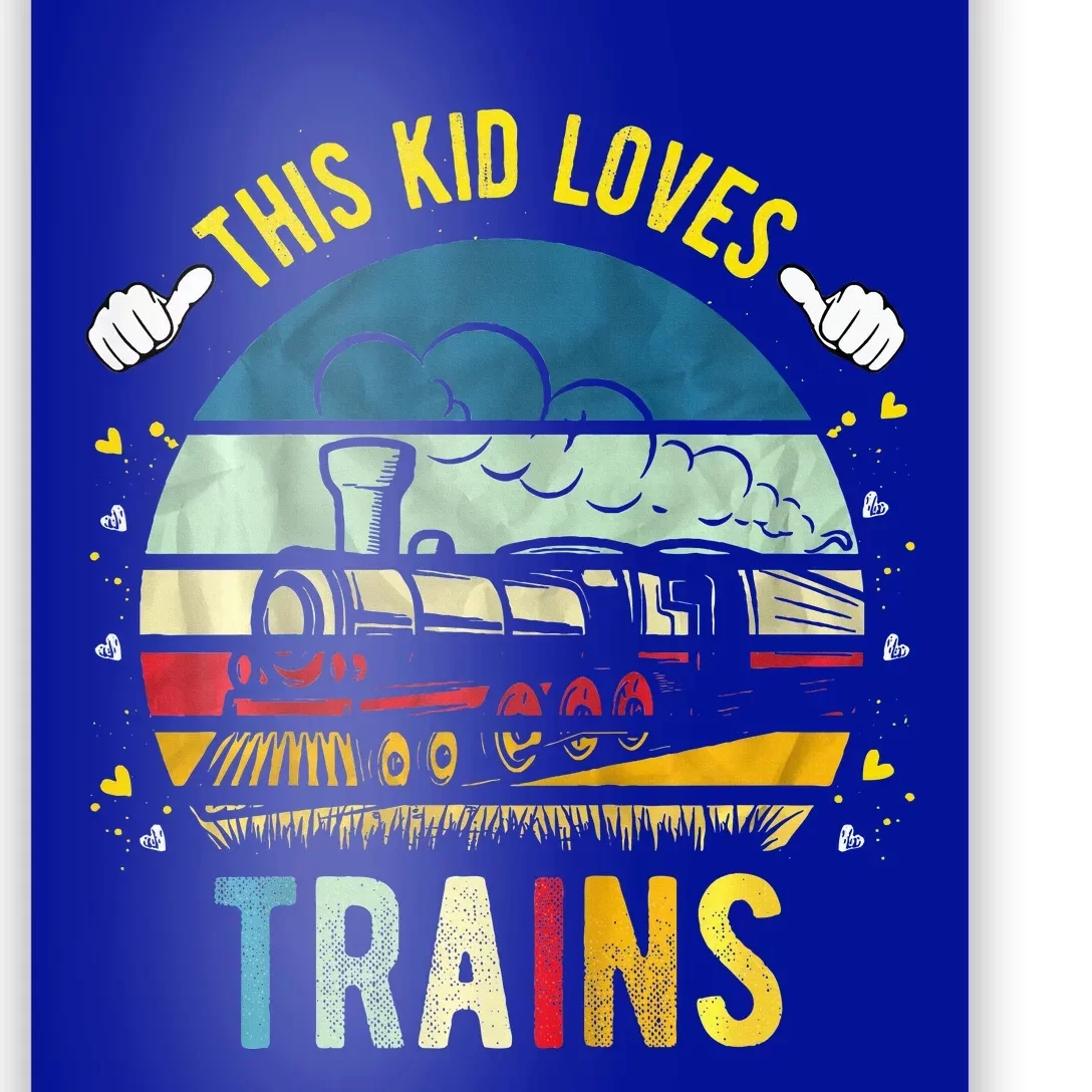 This Loves Trains Poster