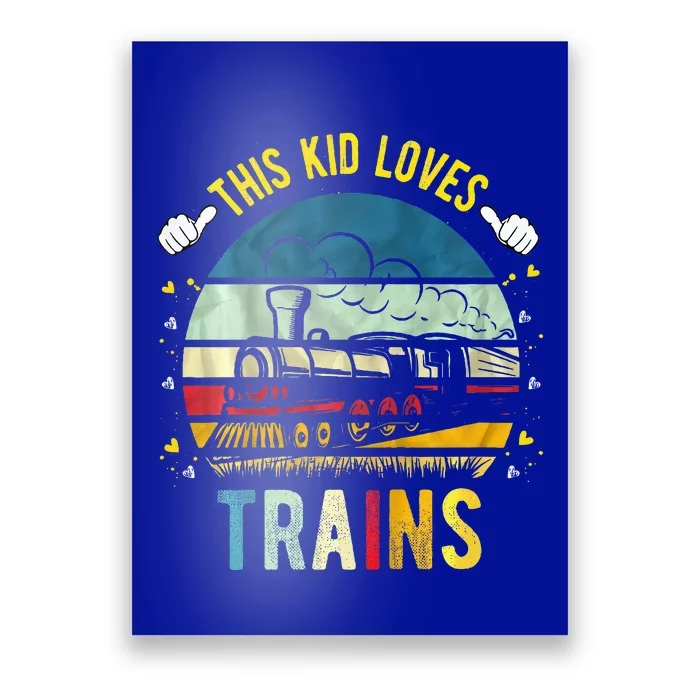 This Loves Trains Poster