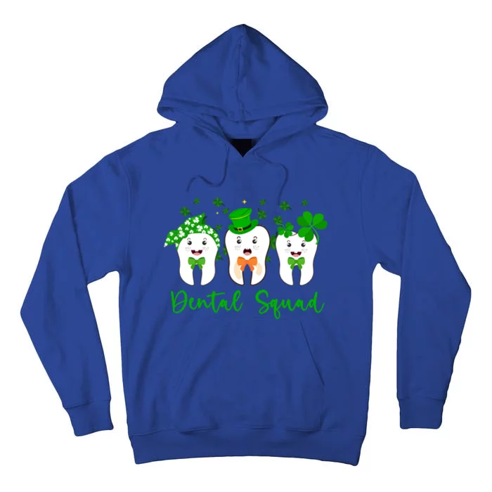 Three Leprechaun Teeth Dental Squad Dentist St Patrick's Day Meaningful Gift Tall Hoodie