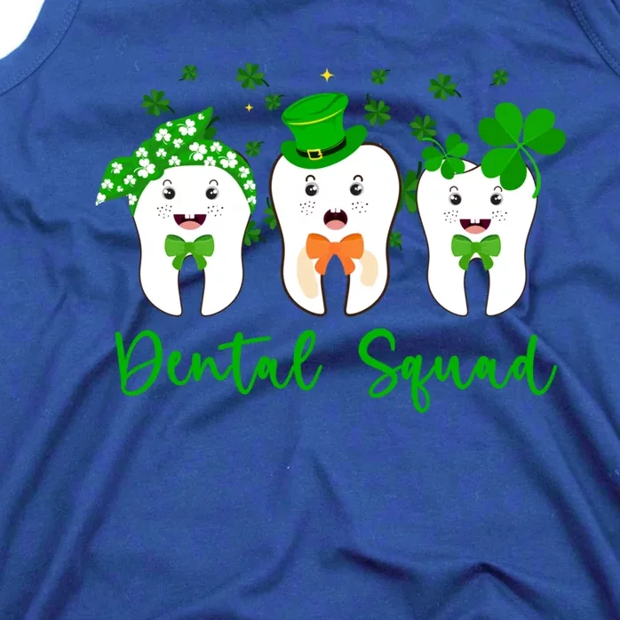 Three Leprechaun Teeth Dental Squad Dentist St Patrick's Day Meaningful Gift Tank Top