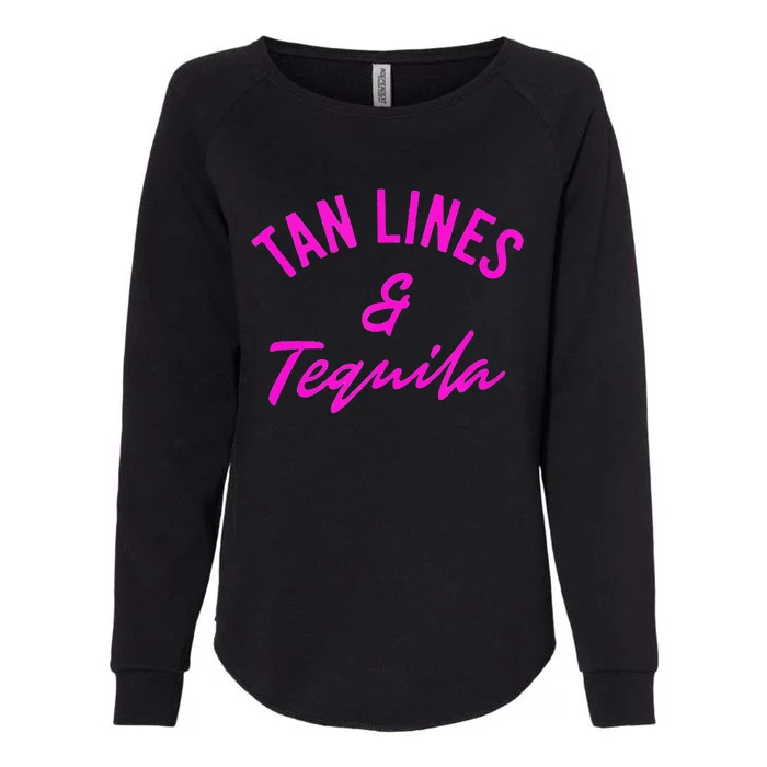 Tan Lines & Tequila Womens California Wash Sweatshirt