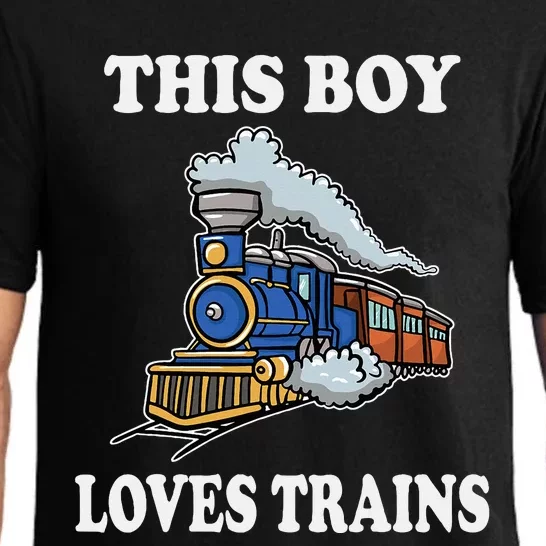 This Loves Trains Gift Wagon Lover Pajama Set