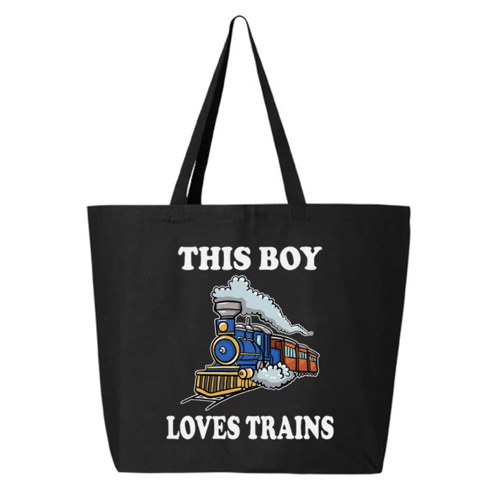 This Loves Trains Gift Wagon Lover 25L Jumbo Tote