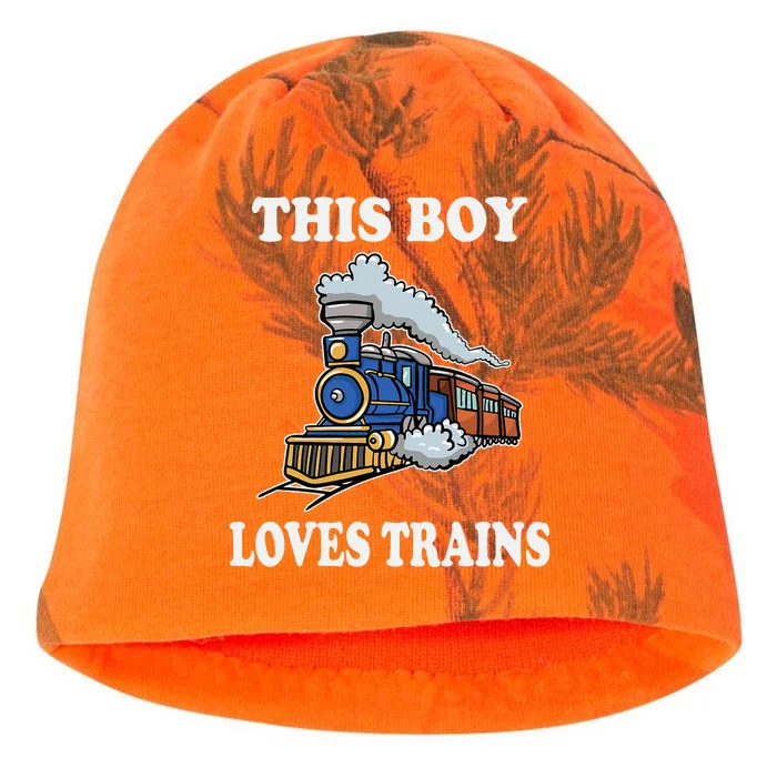 This Loves Trains Gift Wagon Lover Kati - Camo Knit Beanie