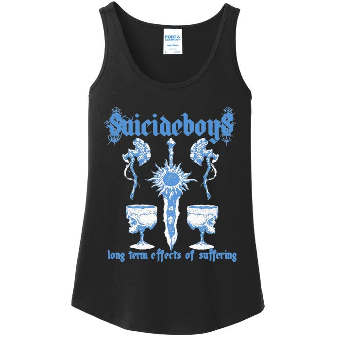 The Long Term Effects Of Vintage Retro Suffering Ladies Essential Tank