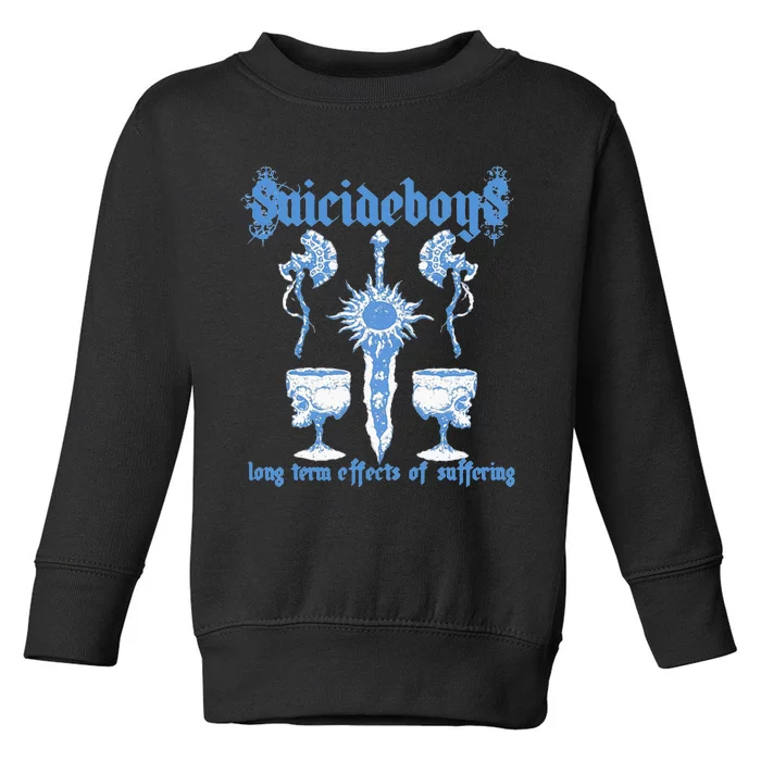 The Long Term Effects Of Vintage Retro Suffering Toddler Sweatshirt