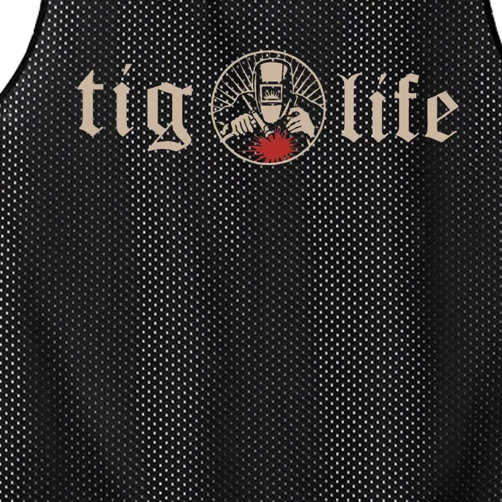 Tig Life Tungsten Inert Gas Welder Gtaw Arc Welding Mesh Reversible Basketball Jersey Tank