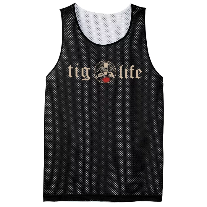 Tig Life Tungsten Inert Gas Welder Gtaw Arc Welding Mesh Reversible Basketball Jersey Tank