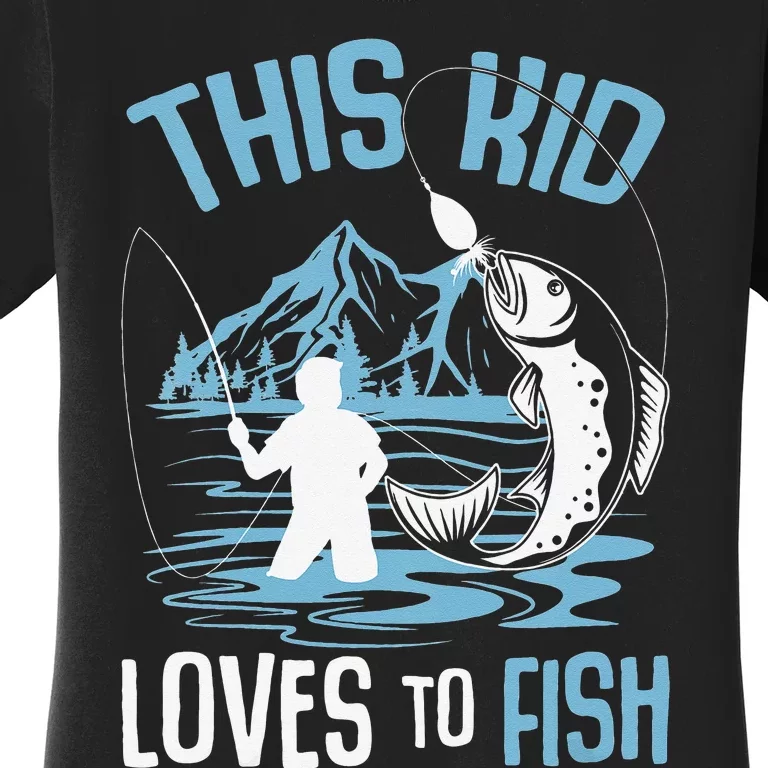 This Loves To Fish Fishing Women's T-Shirt