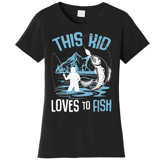 This Loves To Fish Fishing Women's T-Shirt