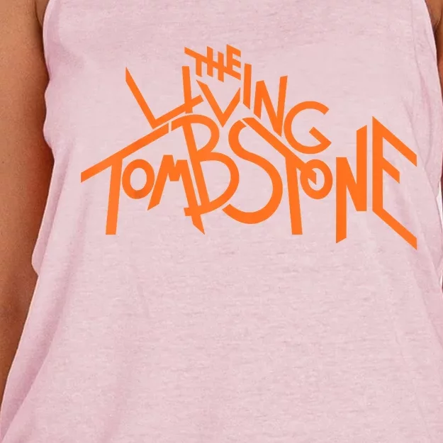 The Living Tombstone Women's Knotted Racerback Tank