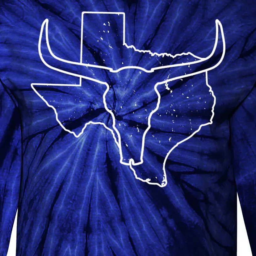 Texas Longhorns Tie-Dye Long Sleeve Shirt