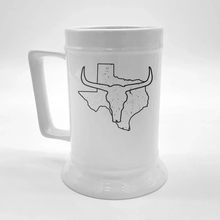 Texas Longhorns Front & Back Beer Stein