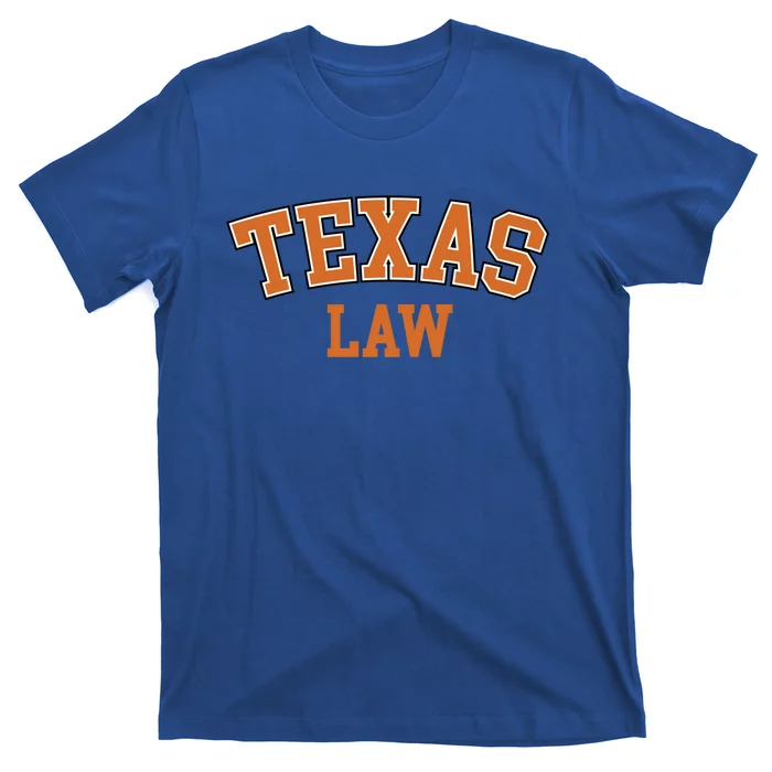 Texas Law Texas Bar Graduate Gift Lawyer College Gift T-Shirt