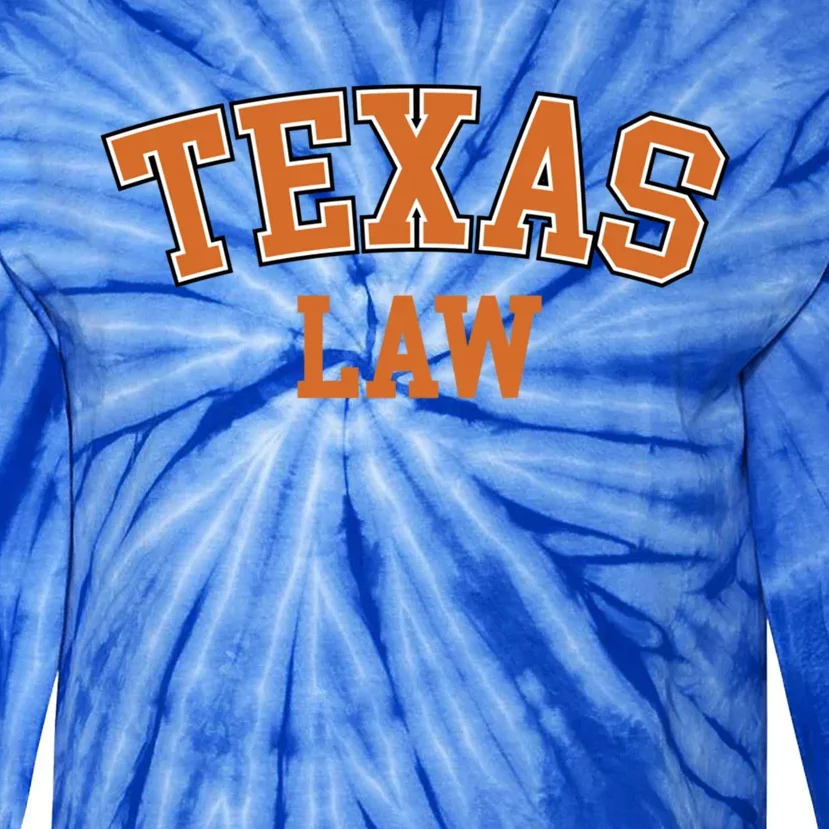 Texas Law Texas Bar Graduate Gift Lawyer College Gift Tie-Dye Long Sleeve Shirt