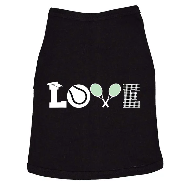 Tennis Love Tennis Fan Tennis Player Gift Tennis Lover Doggie Tank