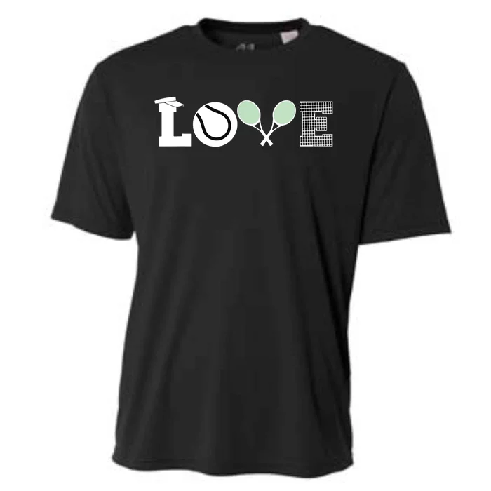 Tennis Love Tennis Fan Tennis Player Gift Tennis Lover Cooling Performance Crew T-Shirt