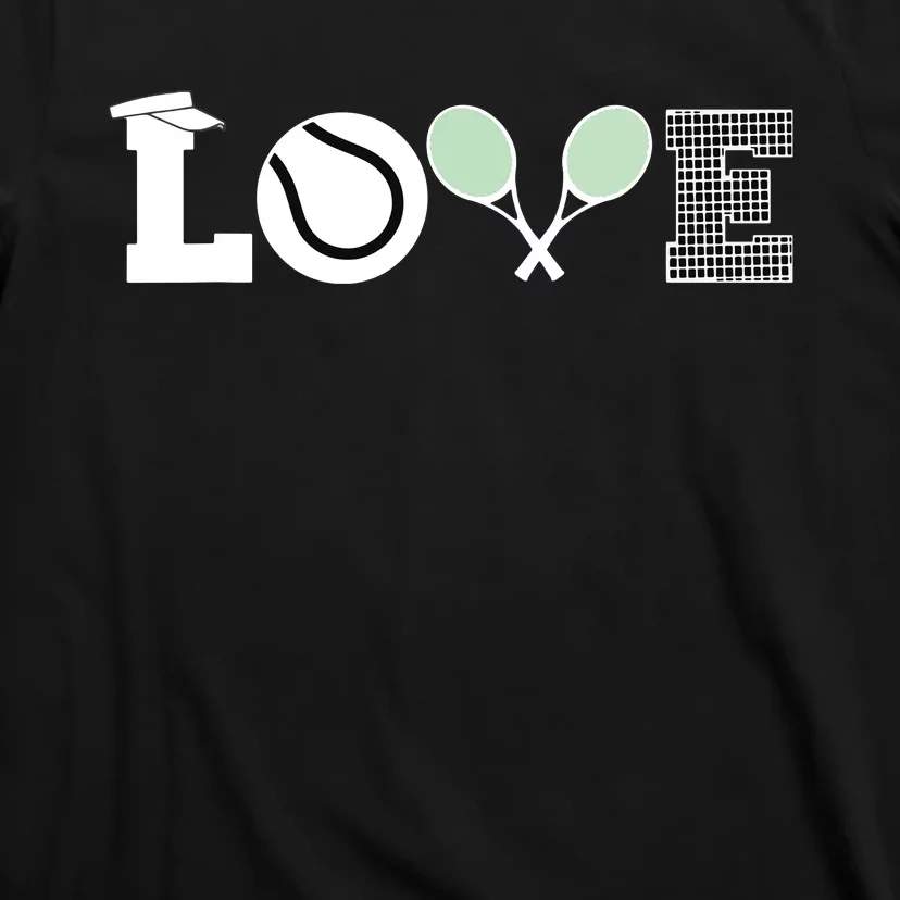 Tennis Love Tennis Fan Tennis Player Gift Tennis Lover T-Shirt