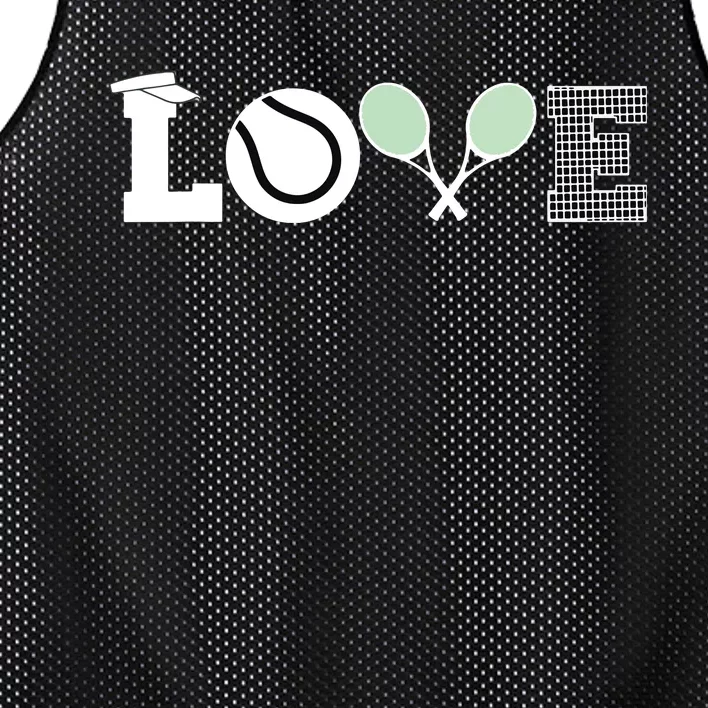 Tennis Love Tennis Fan Tennis Player Gift Tennis Lover Mesh Reversible Basketball Jersey Tank