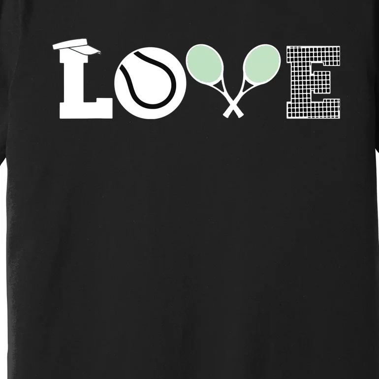 Tennis Love Tennis Fan Tennis Player Gift Tennis Lover Premium T-Shirt