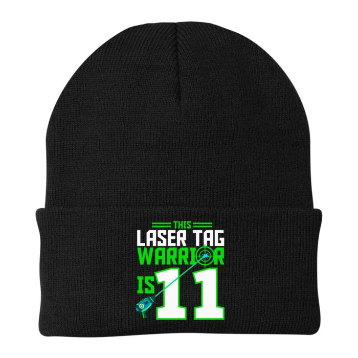 This Laser Tag Warrior Is 11 Gaming Birthday Party Knit Cap Winter Beanie