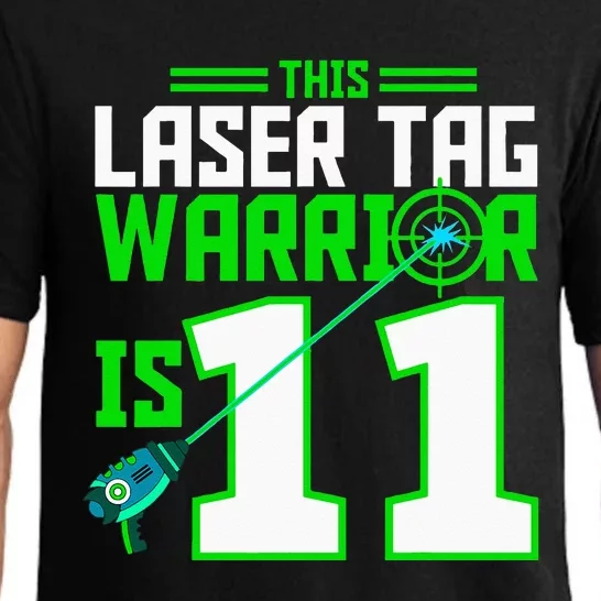 This Laser Tag Warrior Is 11 Gaming Birthday Party Pajama Set