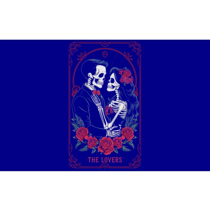 The Lovers Tarot Card Style Skeletons Funny Gift Bumper Sticker