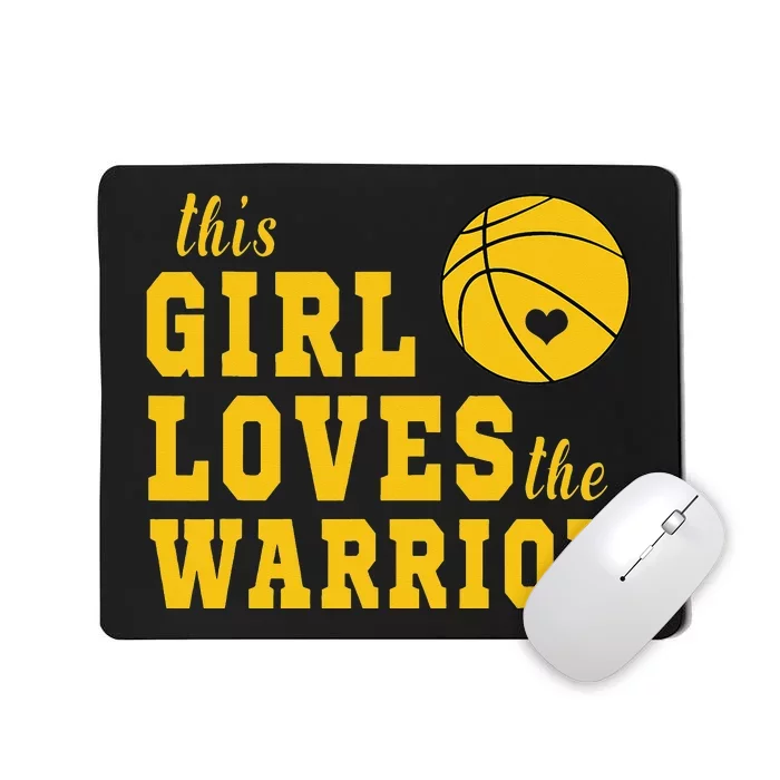 This Loves The Warriors Basketball Mousepad